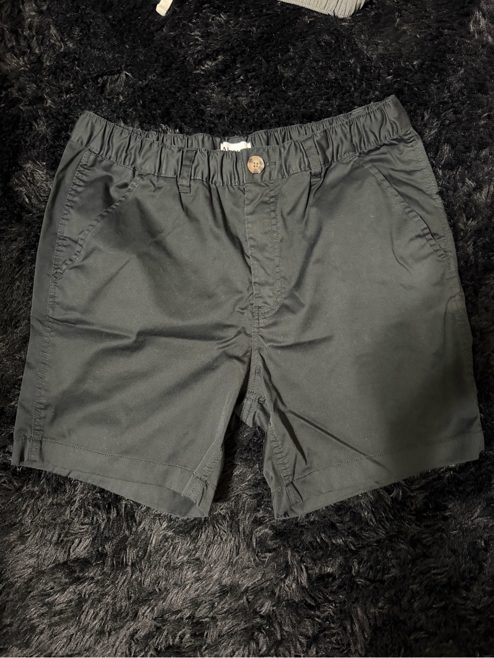 Abound Men's Black Elastic-Waist Athletic Shorts